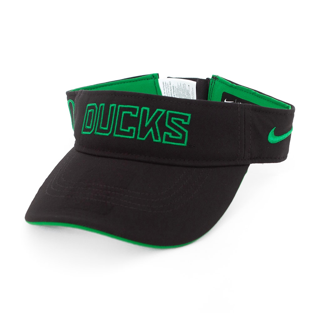 Classic Oregon O, Nike, Black, Visor, Performance/Dri-FIT, Accessories, Unisex, Ace, Outline design, 916386